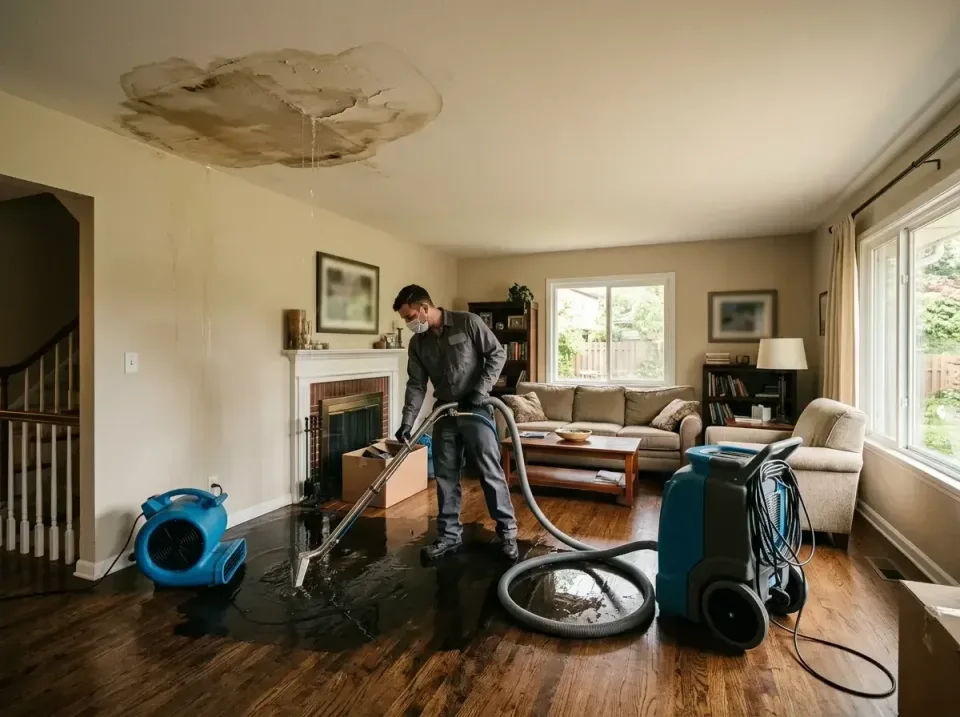 attic-pipe-burst-ceiling-drip-008 — frequently asked questions, Water Damage Restoration & Carpet Care in North Terre Haute,…